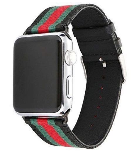 gucci apple watch band black|replacement gucci watch bands.